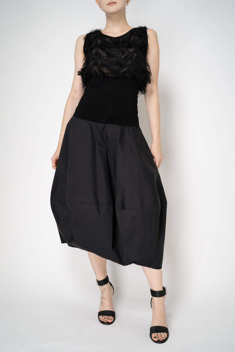 Peter O. Mahler Techno Stretch Tulip Skirt in Black Vancouver. Shop Online or in Store. 