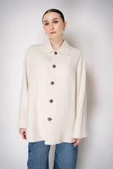 Philosophy di Lorenzo Serafini Bouclé Jacket in Cream Vancouver. Shop Online or in Store.