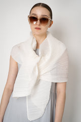 Pleats Please Issey Miyake Basic Madame-T Small in White