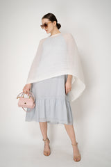 Pleats Please Issey Miyake Basic Madame-T Small in White