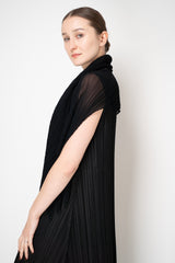 Pleats Please Issey Miyake Basic Scarf in Black Vancouver. Shop Online or in Store.