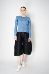 Pleats Please Issey Miyake Cotton Denim Pleated Jacket Vancouver. Shop Online or in Store.