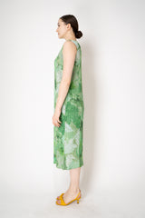 Pleats Please Issey Miyake Foggy Forest Dress in Green Vancouver. Shop Online or in Store.