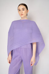 Pleats Please Issey Miyake Madame-T April Shawl in Lilac Vancouver. Shop Online or in Store.