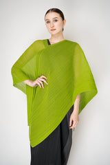 Pleats Please Issey Miyake Madame-T August in Neon Green Vancouver. Shop Online or in Store.