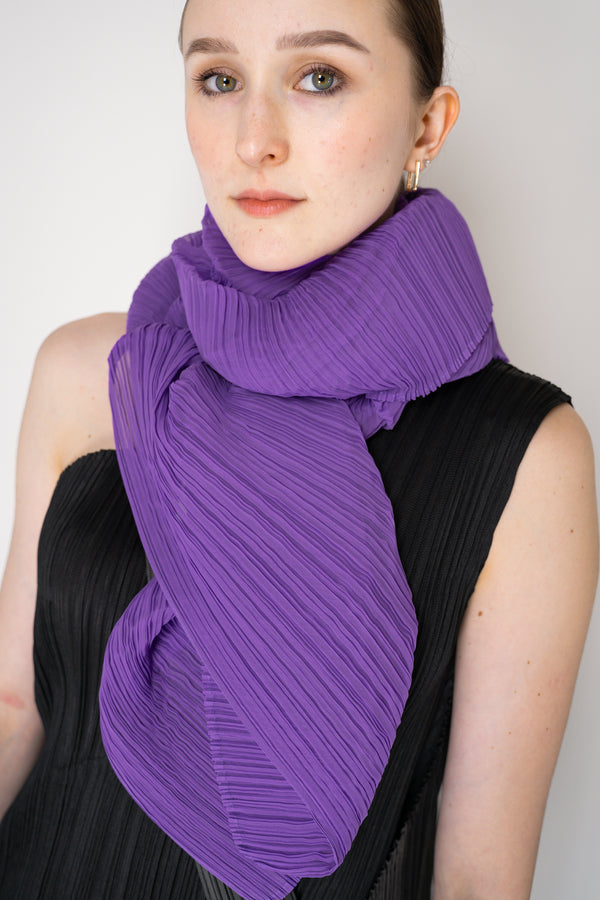 Pleats Please Issey Miyake Madame-T August in Purple Vancouver. Shop Online or in Store.