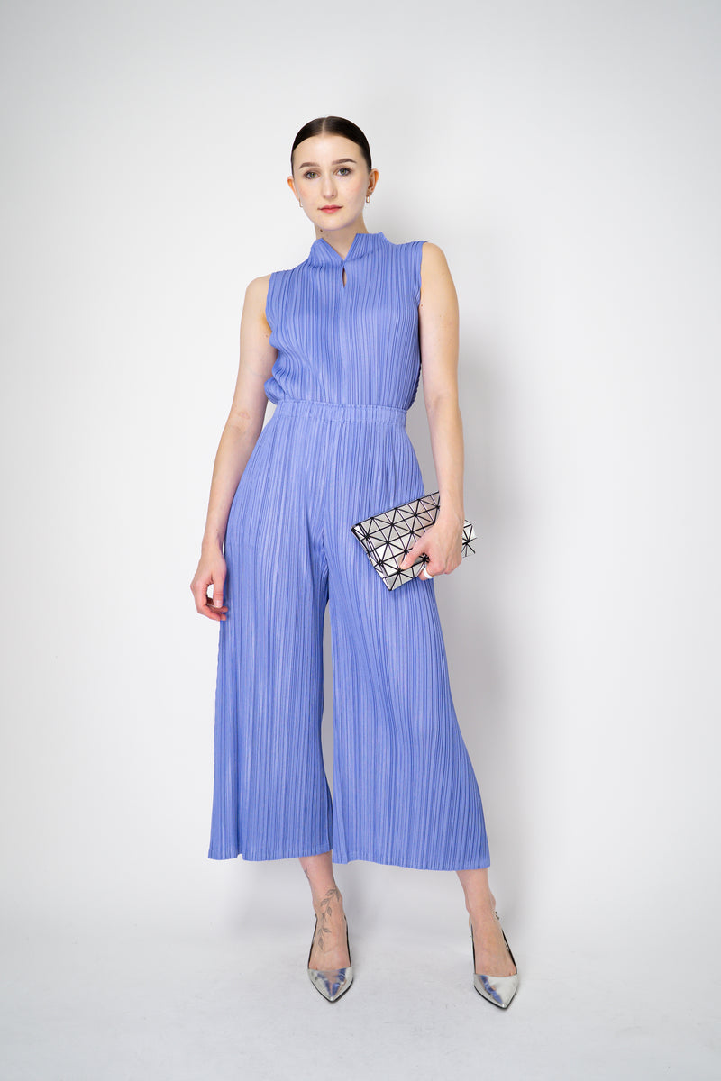 Pleats Please Issey Miyake Mellow Pleats Sleeveless Top in Lavender Vancouver. Shop Online or in Store.