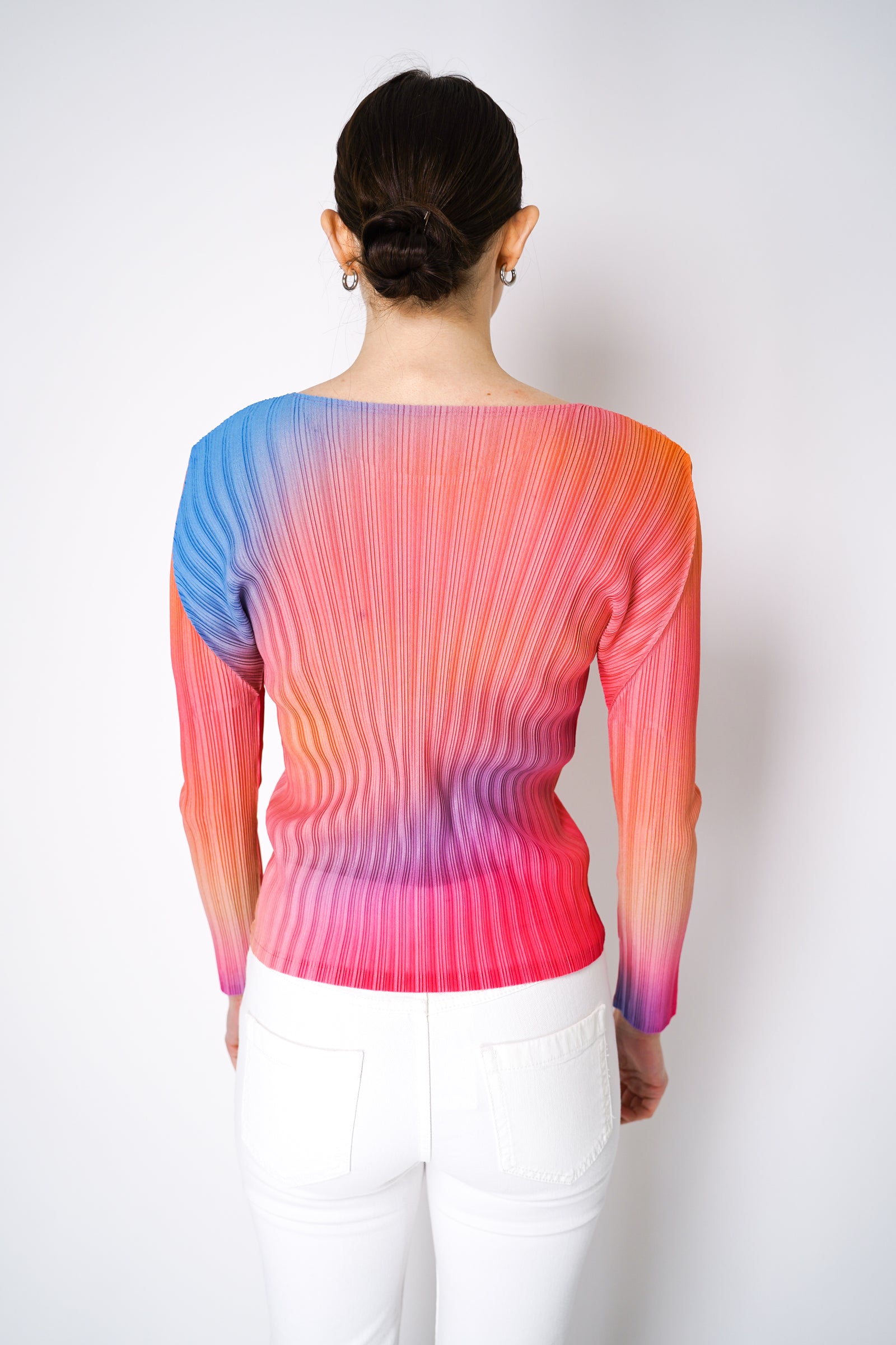 Pleats Please Issey Miyake // Multicolour Printed Circle