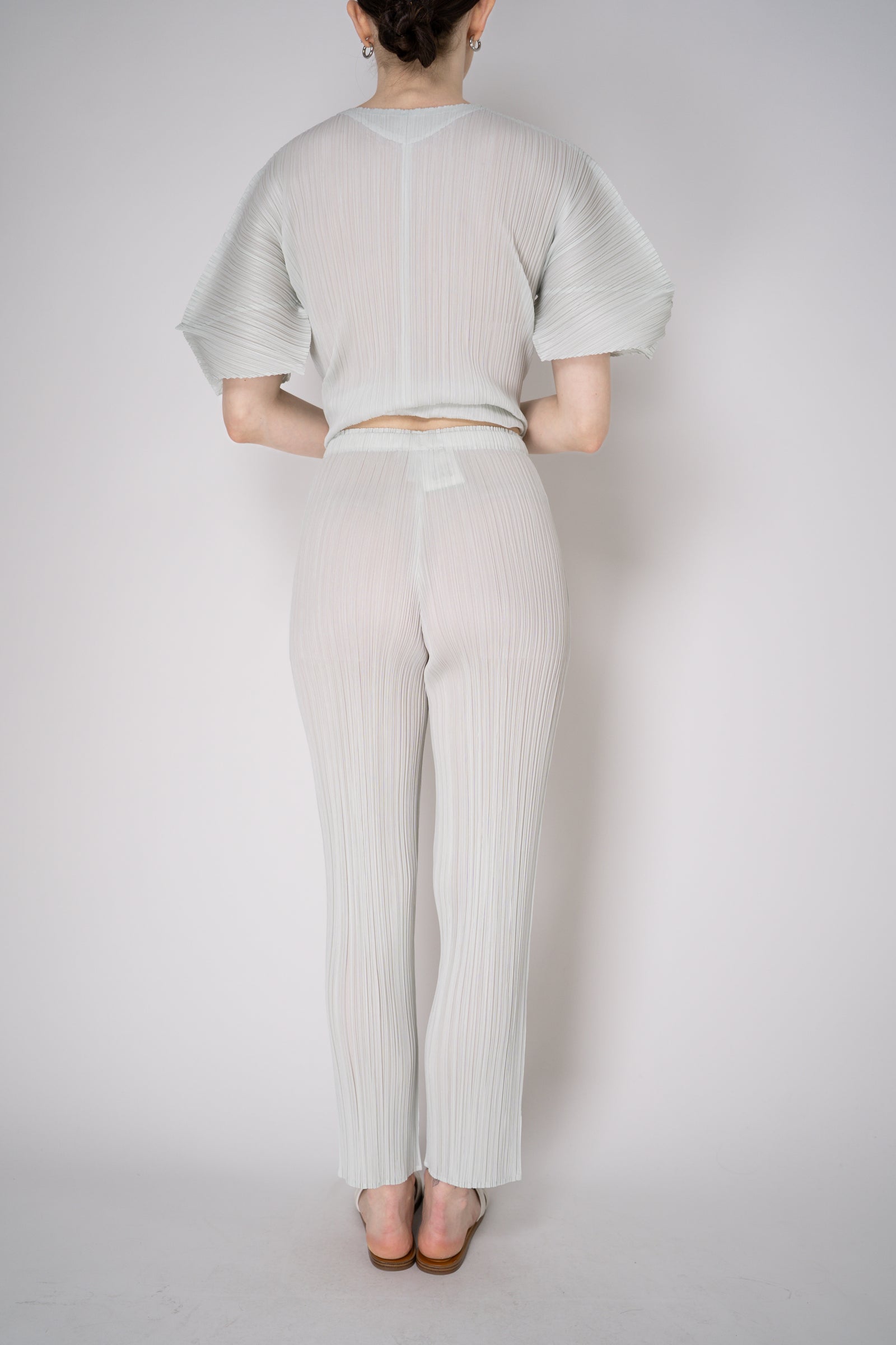 Pleats Please Issey Miyake Monthly Colors: April Pants in Pastel 