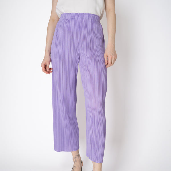 Pleats Please Issey Miyake Monthly Colors: April Straight Leg Pleats Please Issey Miyake Monthly Colors: April Straight Leg