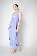 Pleats Please Issey Miyake Monthly Colors: February Halter Vest in Lavender Vancouver. Shop Online or in Store.