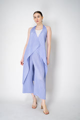 Pleats Please Issey Miyake Monthly Colors: February Halter Vest in Lavender Vancouver. Shop Online or in Store.