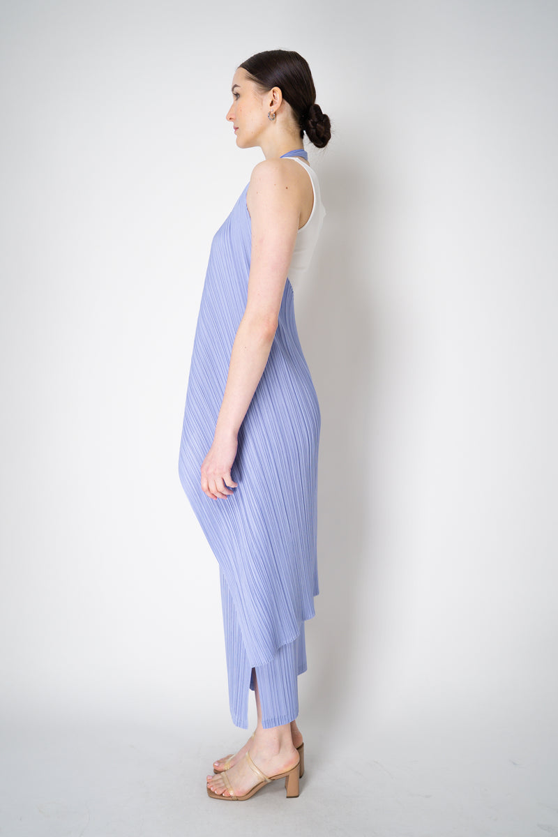 Pleats Please Issey Miyake Monthly Colors: February Halter Vest in Lavender Vancouver. Shop Online or in Store.