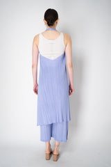 Pleats Please Issey Miyake Monthly Colors: February Halter Vest in Lavender Vancouver. Shop Online or in Store.