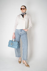 Pleats Please Issey Miyake Monthly Colors: February Short Jacket in Off-White Vancouver. Shop Online or in Store.