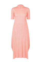 Pleats Please Issey Miyake Monthly Colors: March Dress in Pink Vancouver. Shop Online or in Store.