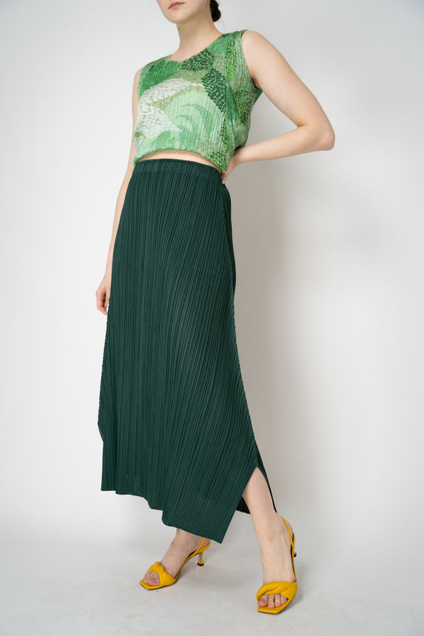 [19,450⏩15,550] PLEATS PLEASE Pleats Please Issey Miyake Monthly Colors: March Skirt in Dark