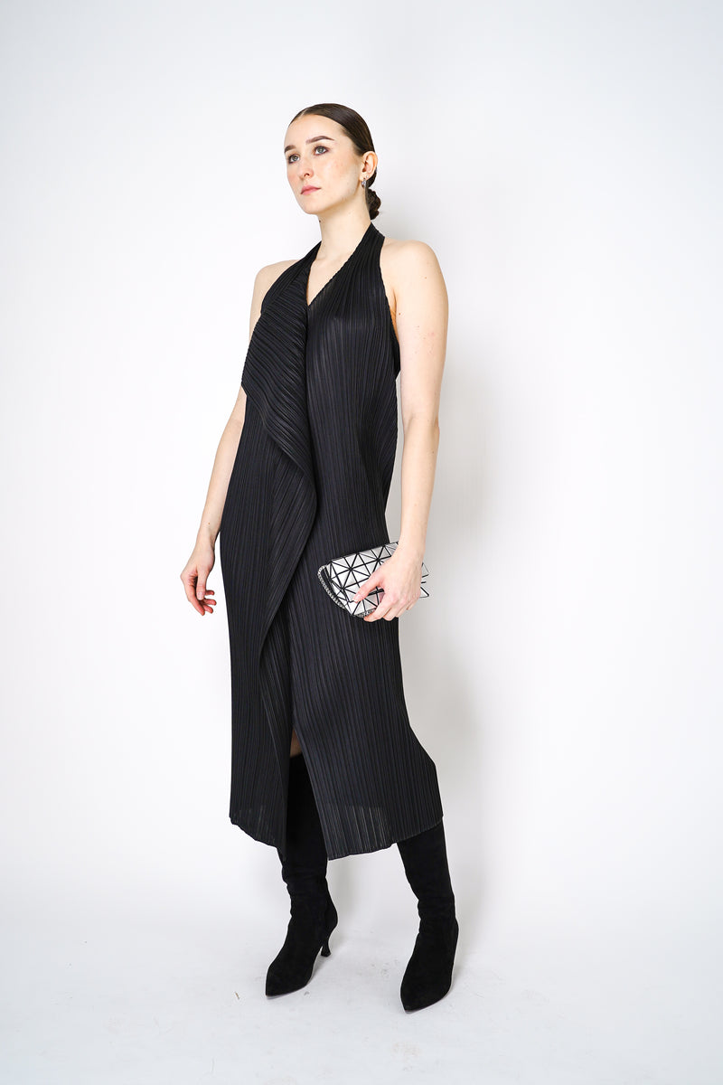 Issey miyake black dress cheap