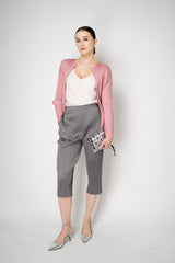 Pleats Please Issey Miyake Monthly Colors: September Zip Jacket in Rosewood Pink Vancouver. Shop Online or in Store.