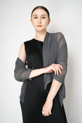 Pleats Please Issey Miyake Monthly Scarf September in Grey Vancouver. Shop Online or in Store.