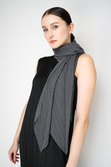 Pleats Please Issey Miyake Monthly Scarf September in Grey Vancouver. Shop Online or in Store.
