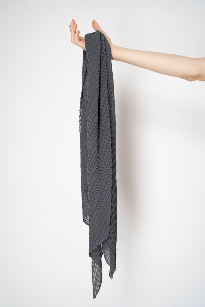 Pleats Please Issey Miyake Monthly Scarf September in Grey Vancouver. Shop Online or in Store.