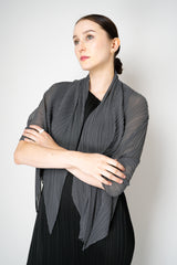 Pleats Please Issey Miyake Monthly Scarf September in Grey Vancouver. Shop Online or in Store.