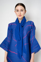 Pleats Please Issey Miyake Monthly Shawl Scarf September in Indigo Blue Vancouver. Shop Online or in Store.