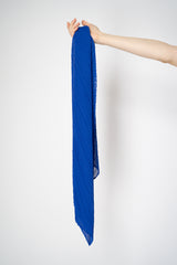 Pleats Please Issey Miyake Monthly Shawl Scarf September in Indigo Blue Vancouver. Shop Online or in Store.