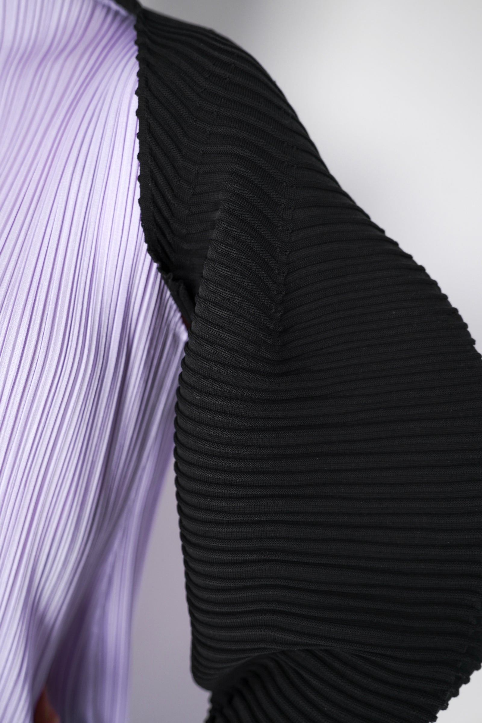 Pleats Please Issey Miyake Powan Knit Bolero Shrug in Black