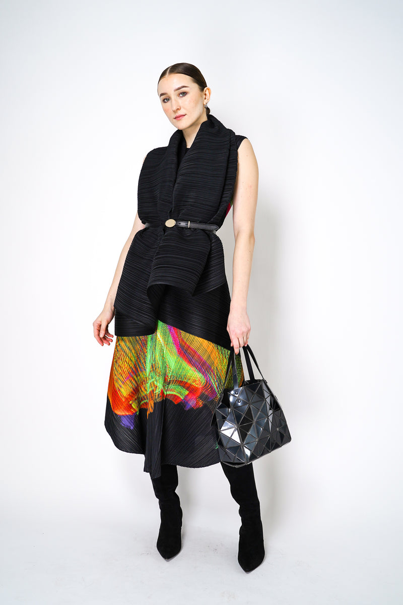 Pleats Please Issey Miyake Spectrum Dress in Multicolour Pleats Please Issey Miyake Spectrum Dress in Multicolour