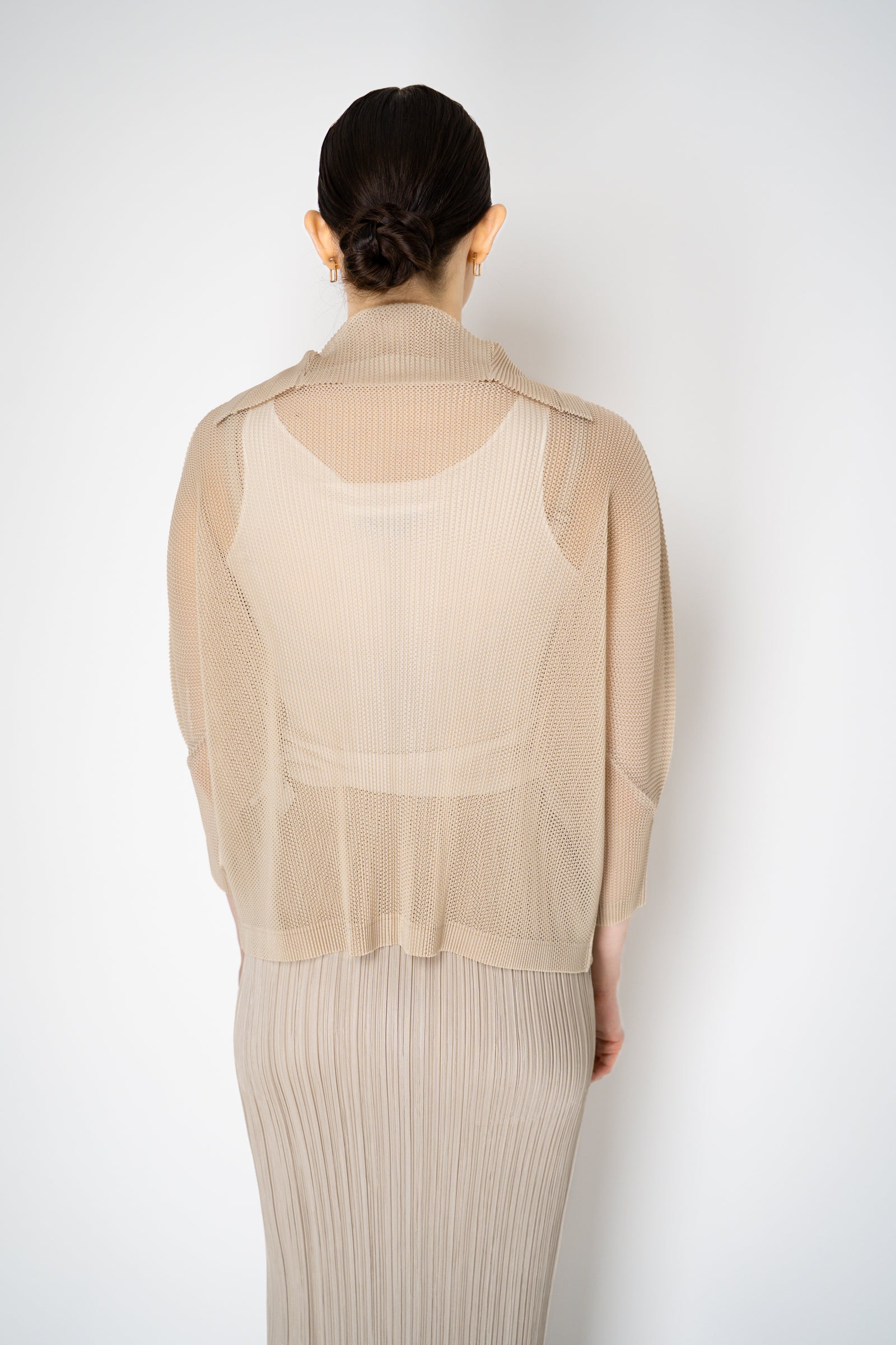 PLEATS PLEASE ベージュ vaniitas-vintage-Issey-Miyake-