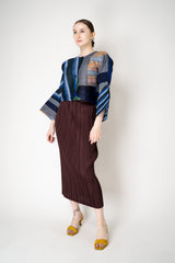Pleats Please Issey Miyake Thicker Bottoms 1 Skirt in Cacao Brown Vancouver. Shop Online or in Store.