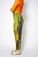 Pleats Please Issey Miyake "Turnip & Spinach" Pants in Green Vancouver. Shop online or in store