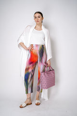 Pleats Please Issey Miyake "Turnip & Spinach" Pants in Pink Vancouver. Shop Online or in Store. 
