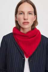 Rag & Bone Jada Brushed Cashmere Bandana Scarf in Red