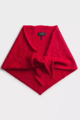 Rag & Bone Jada Brushed Cashmere Bandana Scarf in Red