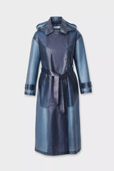 Rag & Bone Miramar Rain Coat in Navy