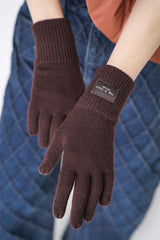 Rag & Bone Addison Tech Gloves in Chocolate Brown Vancouver. Shop Online or in Store