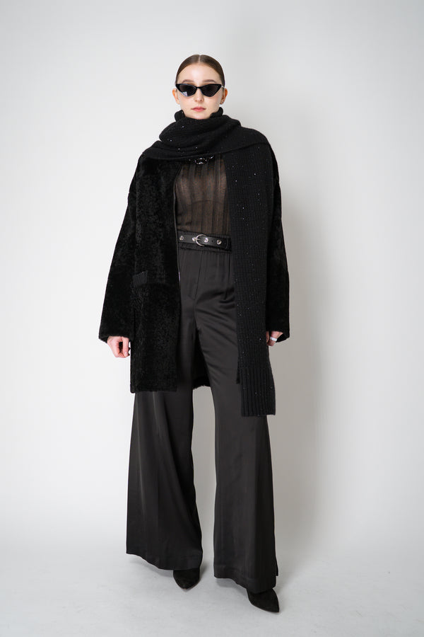 Rag & Bone Brynn Leather Studded Belt in Black Vancouver. Shop Online or in Store.