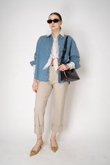 Rag & Bone Connie Denim Shirt in Light Blue Vancouver. Shop Online or in Store.