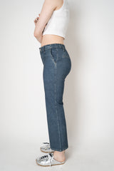 Rag & Bone Eve Miramar Ponte Kick Flare Jeans in Dark Blue Wash Vancouver. Shop Online or in Store.