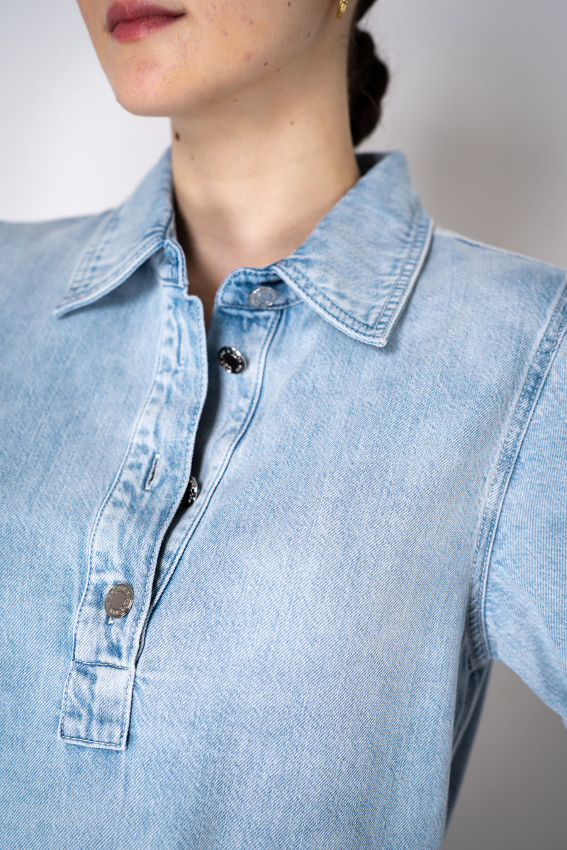 Rag & Bone Featherweight Denim Midi Shirt Dress Vancouver. Shop Online or in Store