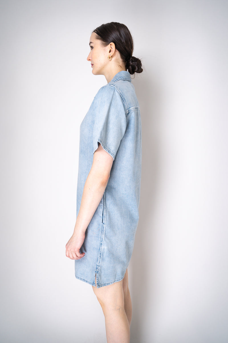 Rag & Bone Featherweight Denim Midi Shirt Dress Vancouver. Shop Online or in Store