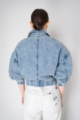 Rag & Bone Featherweight "Lara" Cropped Denim Bomber Jacket Vancouver. Shop Online or in Store