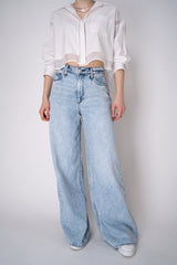 Rag & Bone Featherweight Sofie Wide Leg Jeans in Bellport Vancouver. Shop Online or in Store