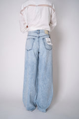 Rag & Bone Featherweight Sofie Wide Leg Jeans in Bellport Vancouver. Shop Online or in Store