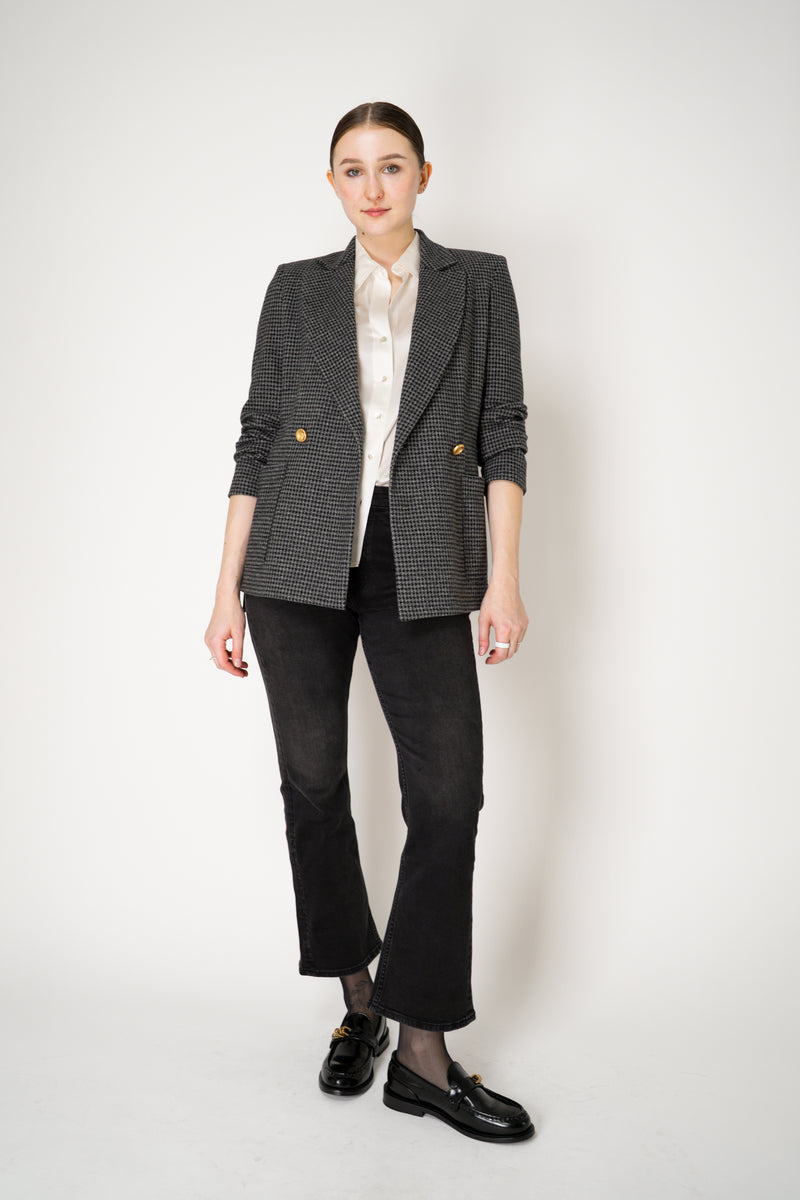 Rag & Bone Flexi Peyton Mid-Rise Bootcut Cropped Jeans in Black Vancouver. Shop Online or in Store.