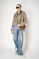 Rag & Bone Jamie Cropped Trench Coat in Sand Vancouver. Shop Online or in Store.