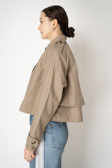 Rag & Bone Jamie Cropped Trench Coat in Sand Vancouver. Shop Online or in Store.